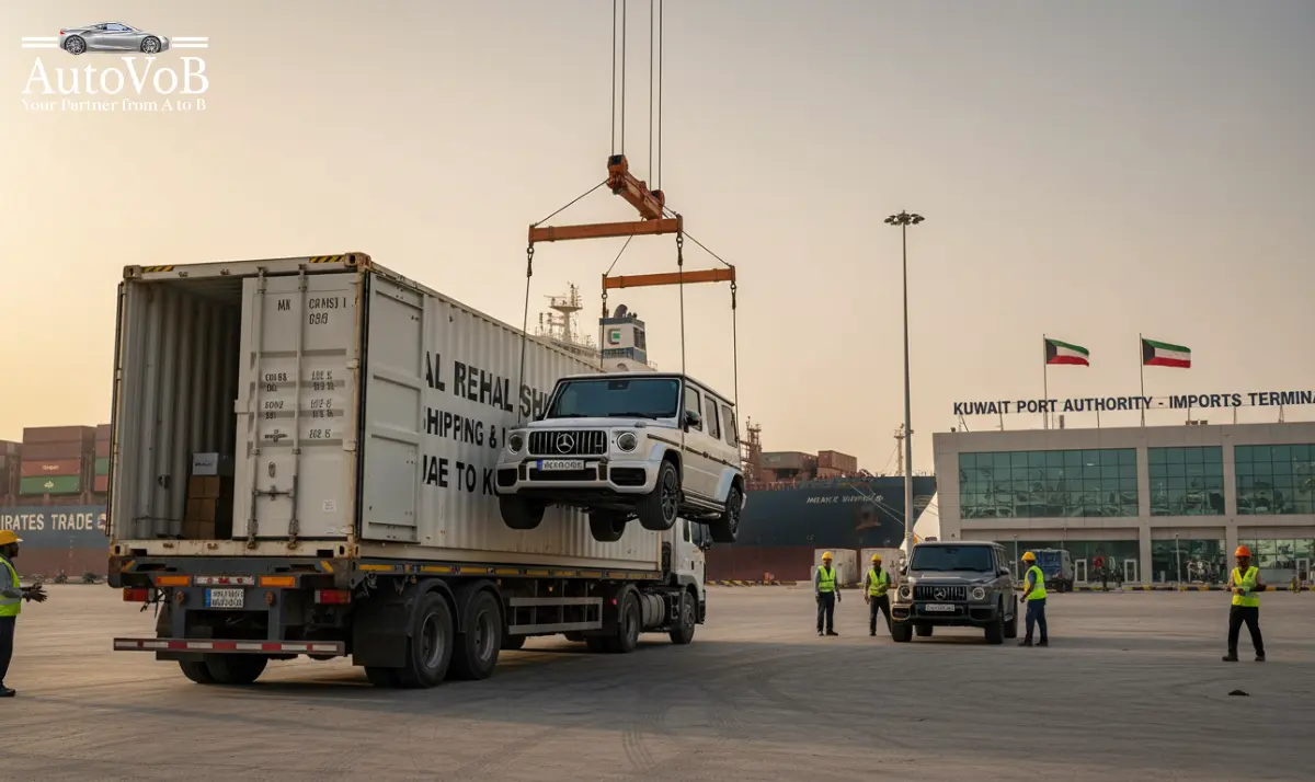 Import a Car from UAE to Kuwait