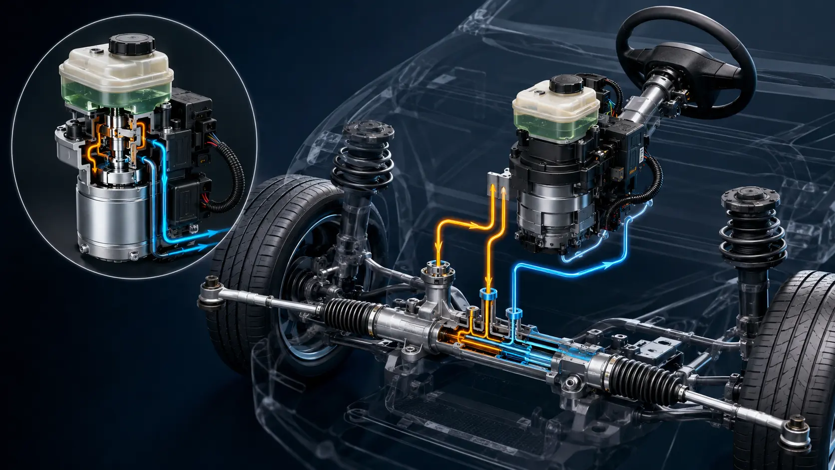 Electro-Hydraulic Power Steering (EHPS)