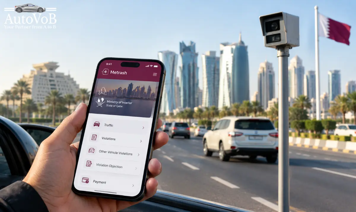 qatar traffic violation check