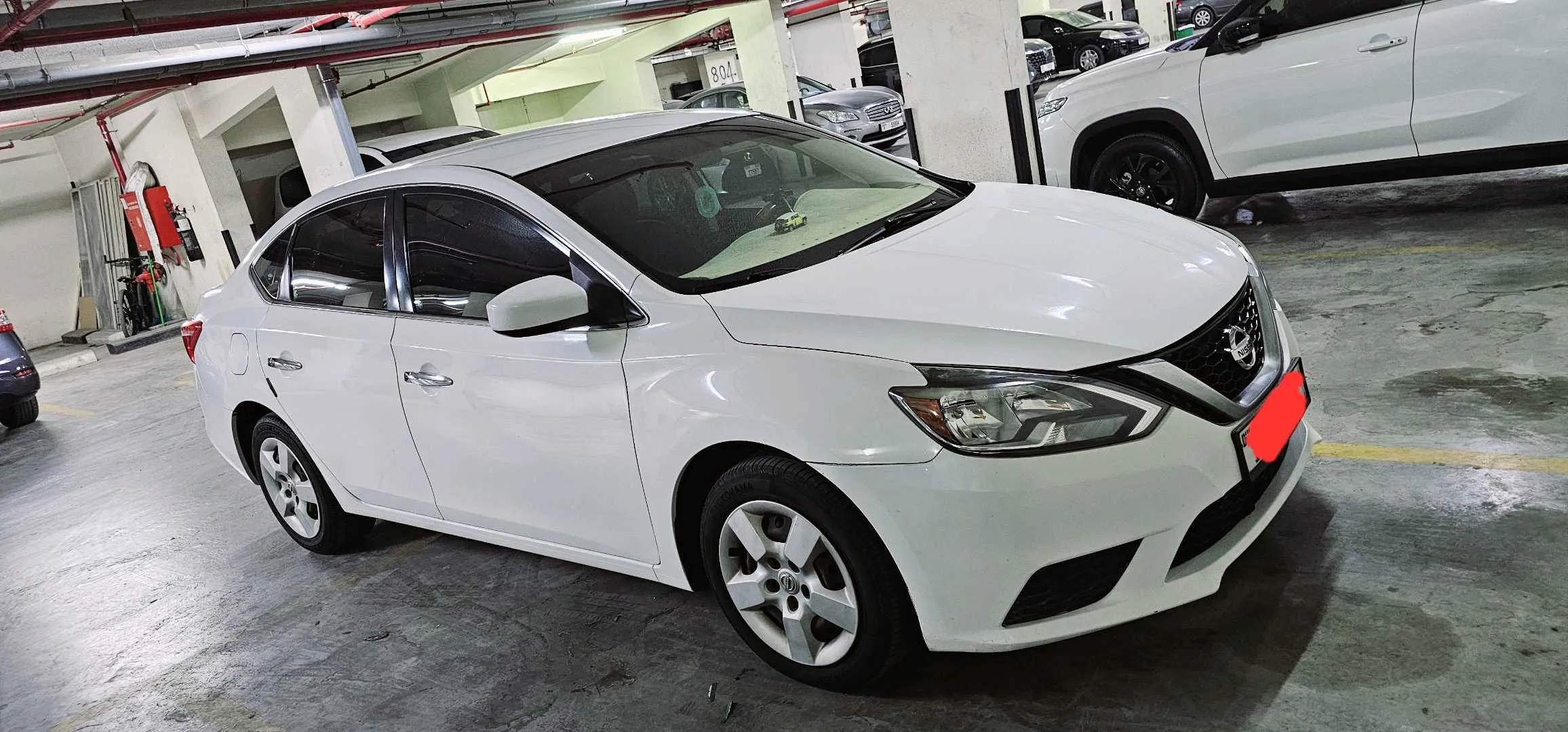 URGENT SALE *NISSAN SENTRA — FAMILY CAR-FOR SALE (PREMIUM EDITION)*, DUBAI NUMBER PLATE, BUY AND DRIVE, LADY OWNER, ORIGINAL WHITE COLOR