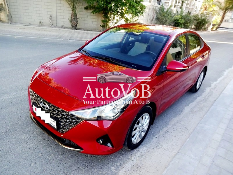HYUNDAI ACCENT RED MODEL : 2021 SINGLE OWNER, NON ACCIDENT 1-0