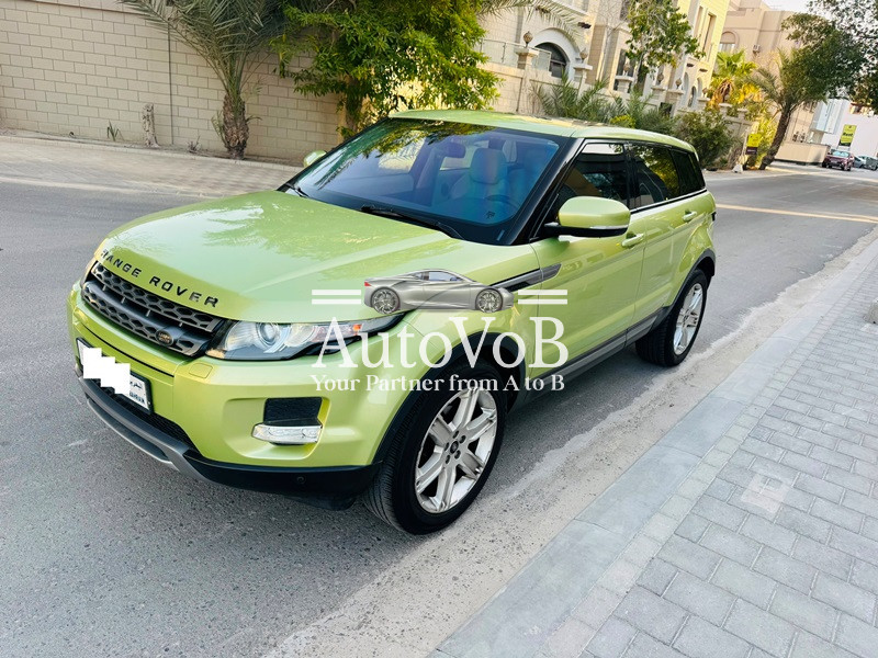 RANGE ROVER EVOQUE GREEN SINGLE OWNER FULL OPTION MODEL : 2013 PANORAMIC SUNROOF, 1-5