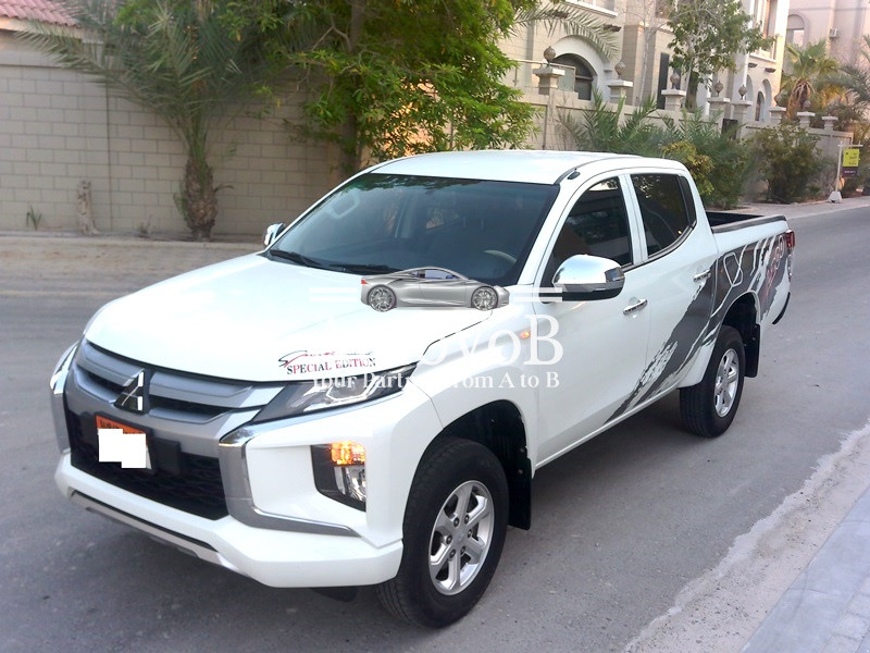 MITSUBISHI L200 WHITE - GREY PVT D/C PICK UP DOUBLE CABIN MANUAL GEAR 4*4 WHEEL DRIVE MODEL 2022 NON ACCIDENT 2-0