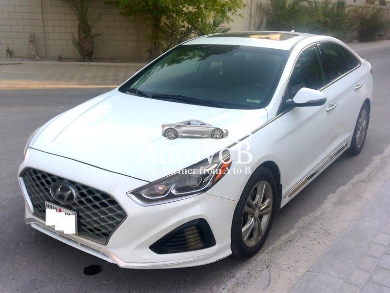 HYUNDAI SONATA WHITE FULL OPTION MODEL : 2018 SINGLE OWNER 1-1