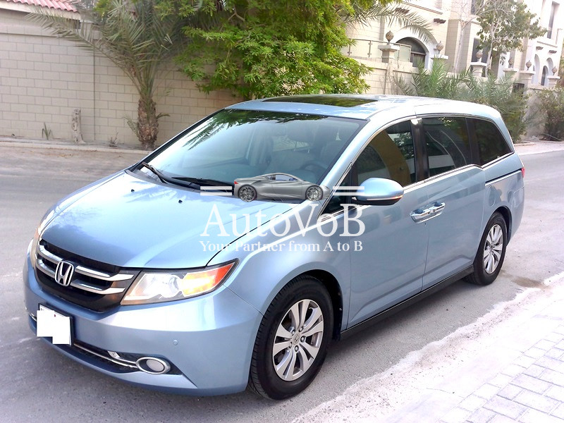 HONDA ODYSSEY BLUE FULL OPTION WITH SUNROOF 2014