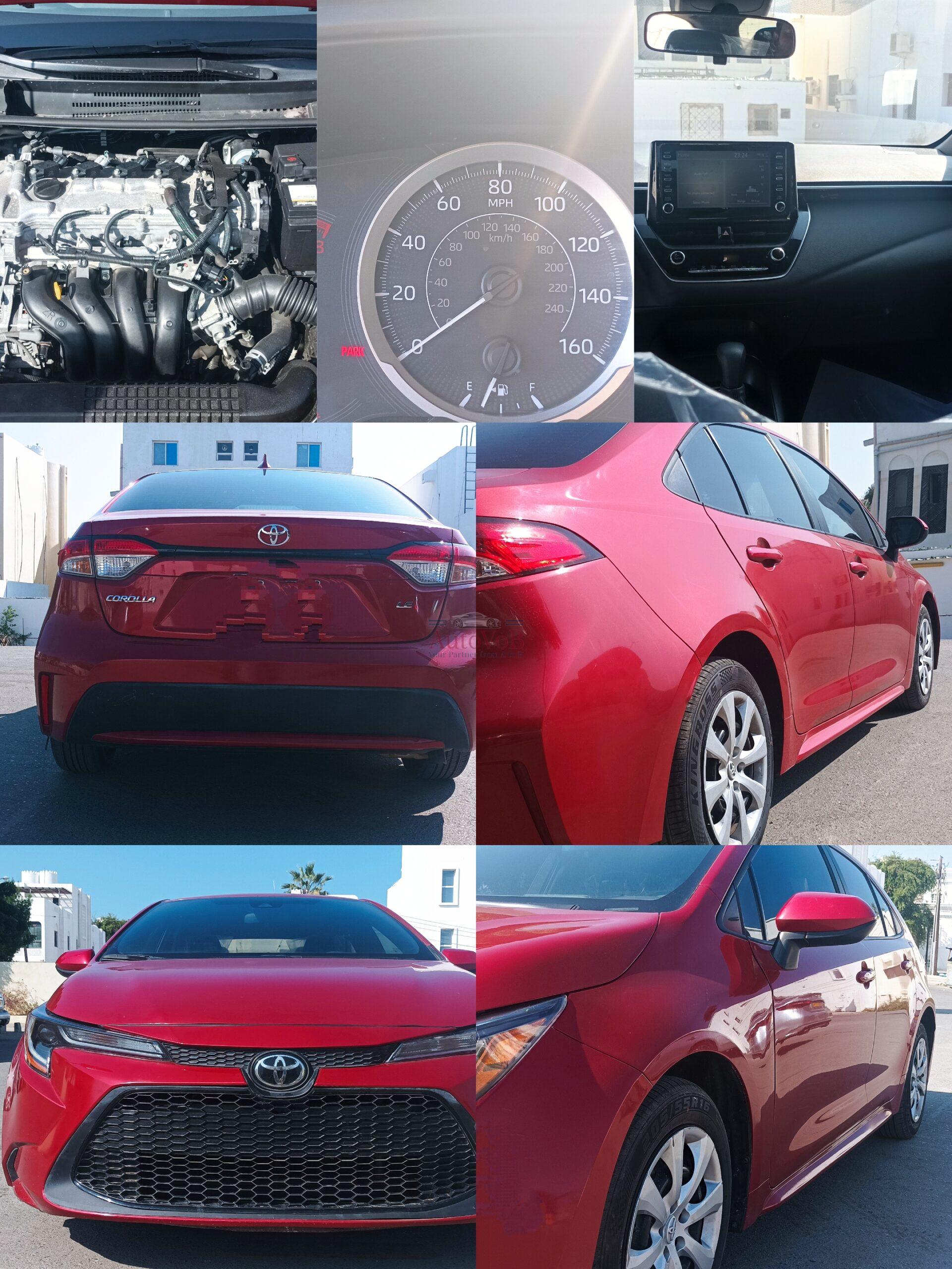 Toyota Corolla LE 1.8 2020 for sale contact number 93902934