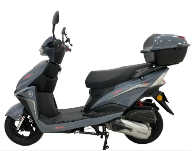 Gray duck motorcycle