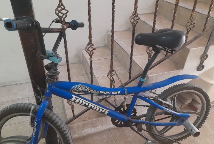 Clean used bike bridge