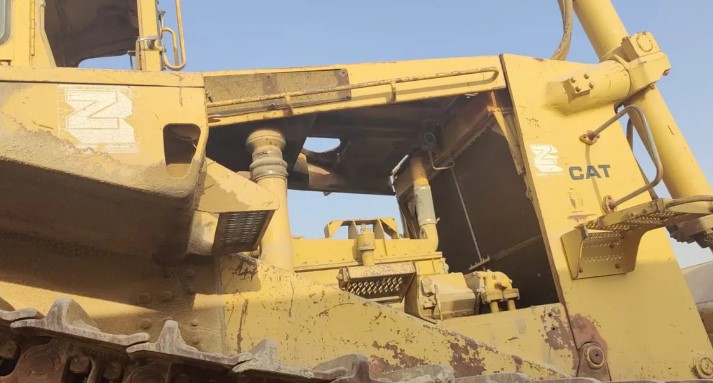A used bulldozer,